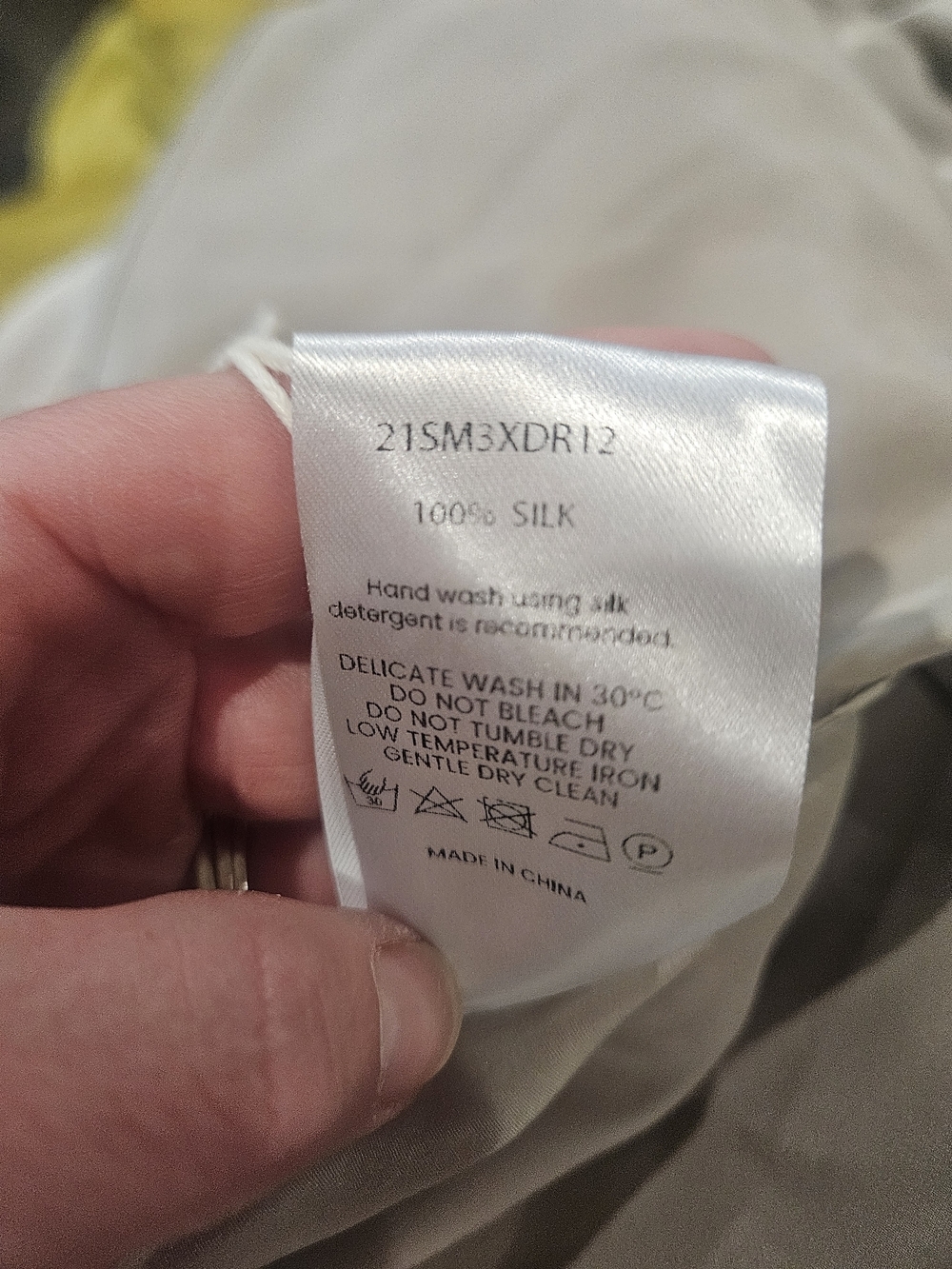 Silk Maison 100% Silk Mini Slip Dress Champagne Taupe Nwt Size Large — image 4 of 8